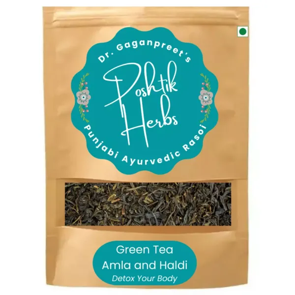Green Tea - Kashmiri Kahwa - Amla and Haldi - 100 GM